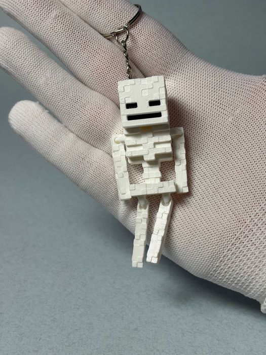 Брелок Майнкрафт (Minecraft)— Крипер, Скелет, Ендермен та Павук