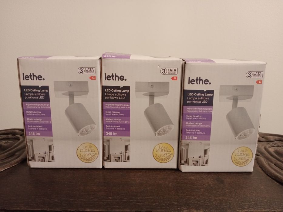 Lampa LED punktowa Lethe 3 szt