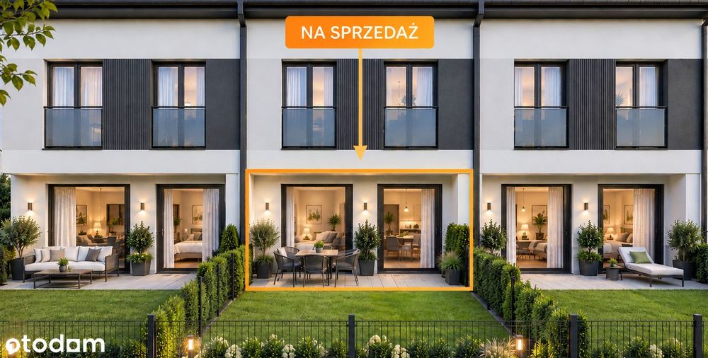 OSTATNIE! z ogódkiem, fotowoltaika, rolety zewnetrzne, w budowie