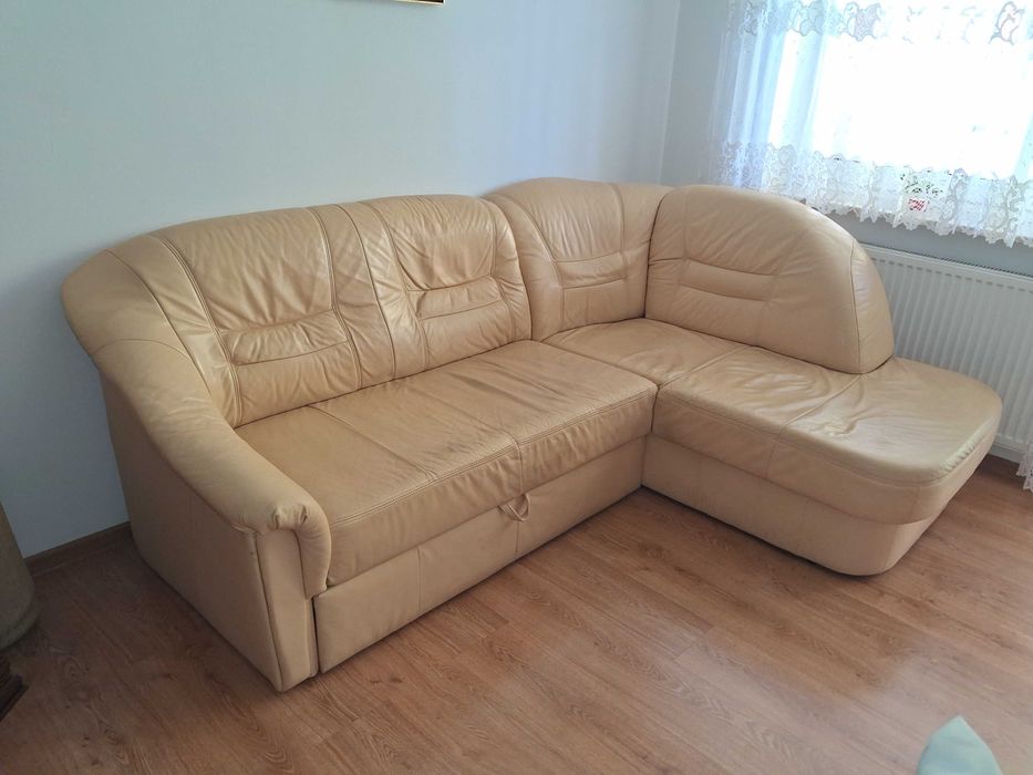 kanapa narożnik skórzany