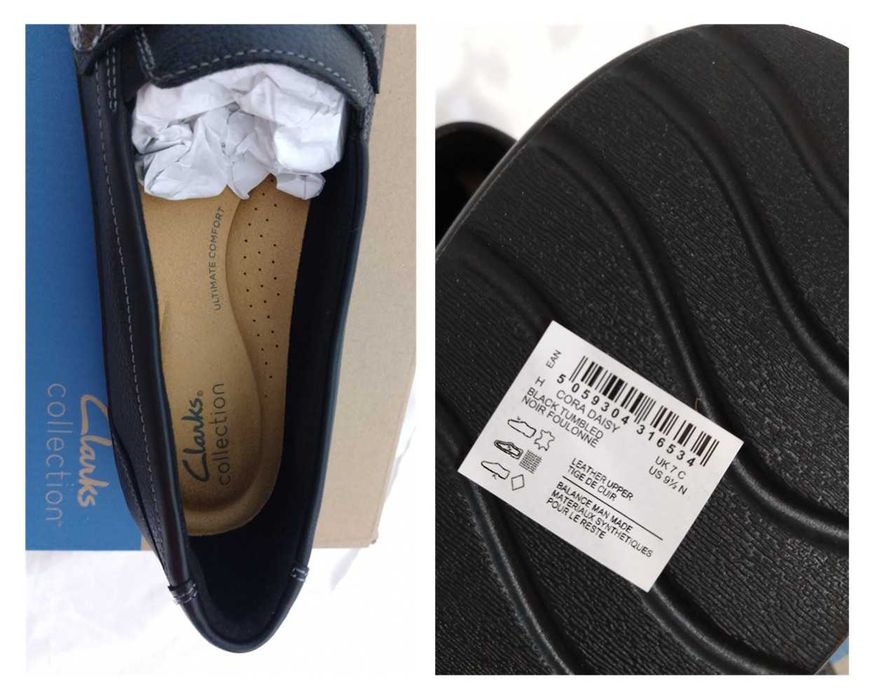 Clarks Cora Daisy Mocassins para mulher Tam 41