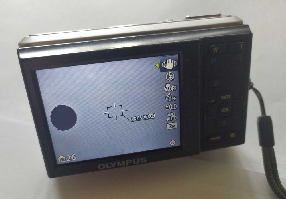 Фотоаппарат Olympus X-43, с дефектом экрана