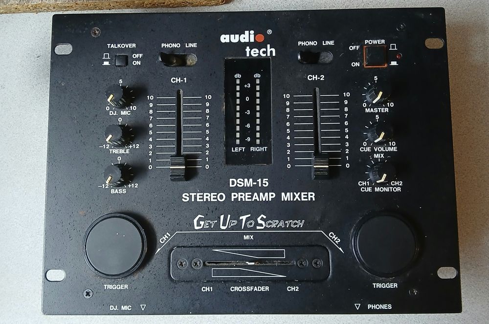 Mikser DJ Soundlab / Audio Tech DSM-15 | Klasyk do Winyli i CD