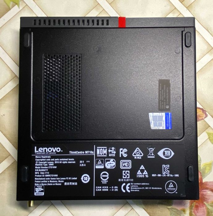 Lenovo ThinkCentre M710q Tiny — i5-7500T 16GB 128GB SSD Wi-Fi BT VGA Win11 Офіц — Гарантія ФОП