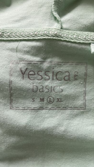 C&A Yessica mietowa cienka bluza z kapturem L/40