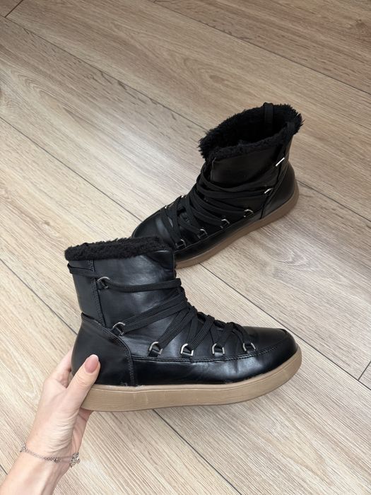 Черевики george 37(24) демісезон холодна осінь чорні на шнурках