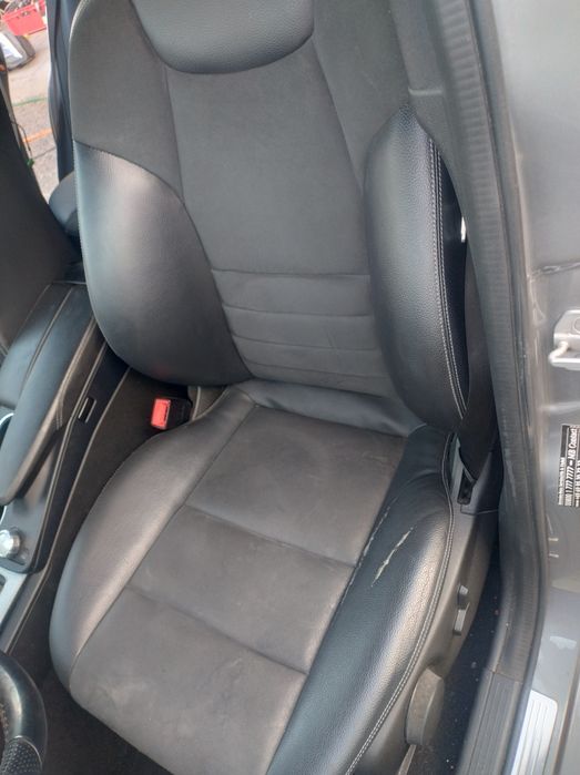 Mercedes Benz glk fotele siedzenia tapicerka skóra  alkantara