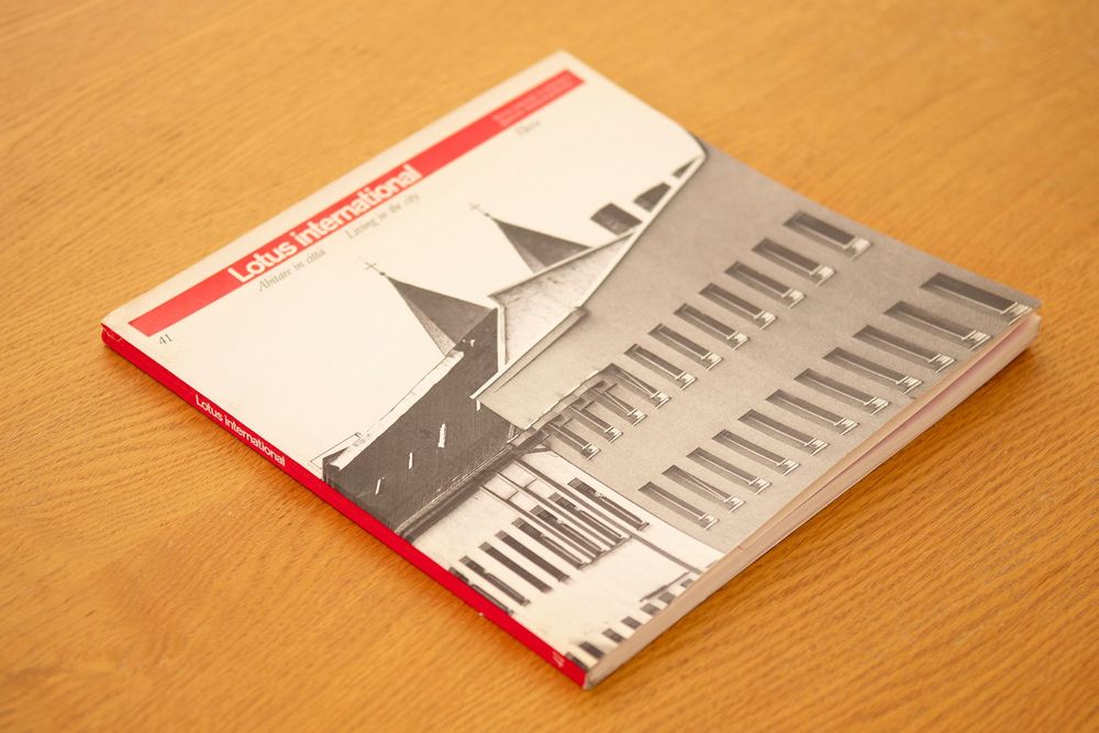 Revista Lotus International 1984 - Álvaro Siza