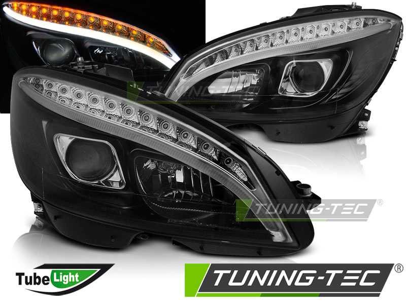 Передние фары фонари Mercedes W204 Мерседес В204 07-10р пара 	LPME89