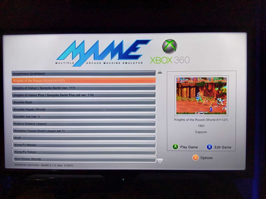 Emulator MAME na Xbox360