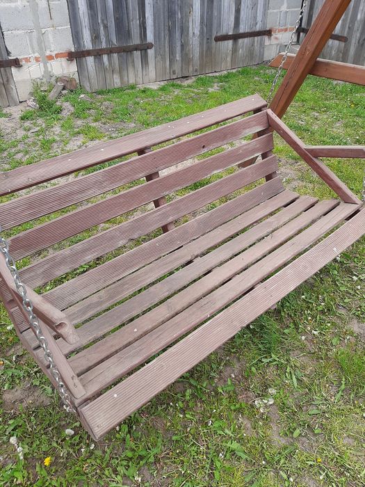 Ławka huśtawka bujaczka ogrodowa
