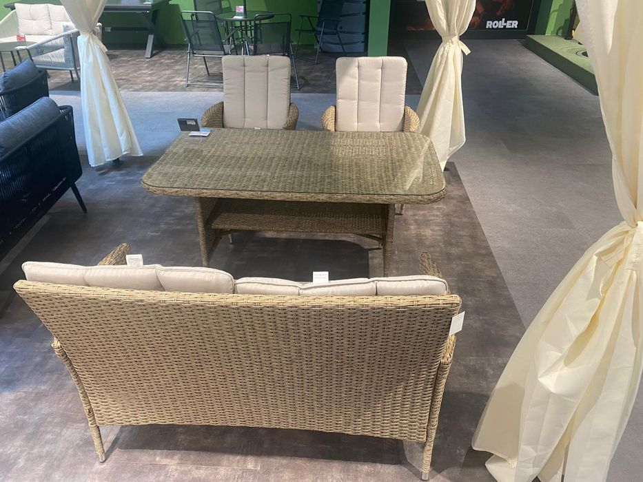 Komplet ratanowy na ogród lub taras NOWY W KARTONIE