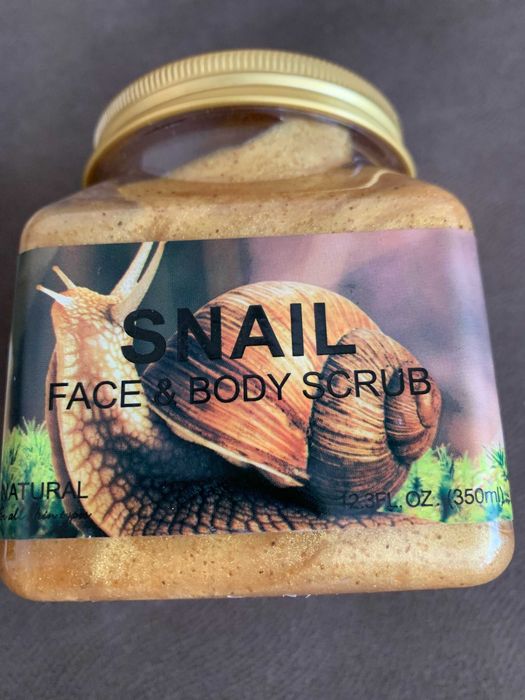 Массажный ролл и скраб Snail для лица