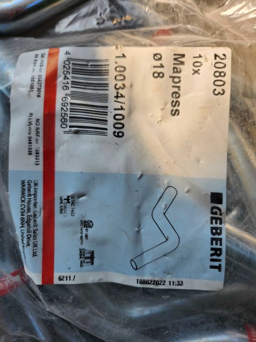 Kształtki  różne  wymiary.