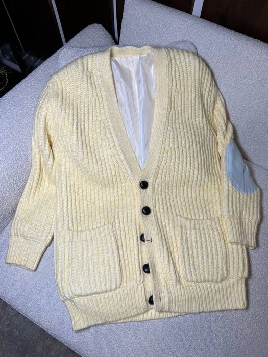 Теплий, вʼязаний кардиган Bottega Venetta! Знижки до 90%