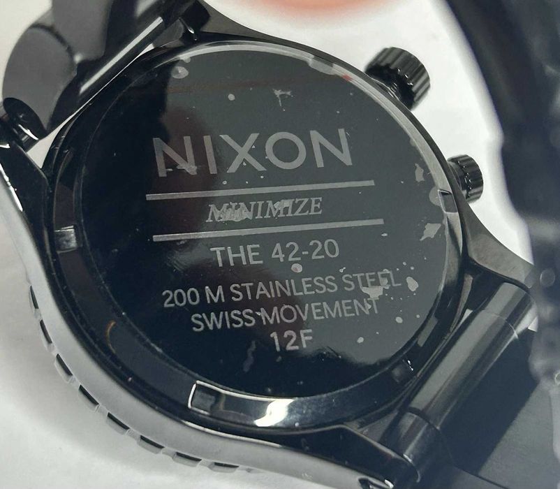 Relógio Original Nixon Lefty 42-20 – All Black Crystal (como novo)
