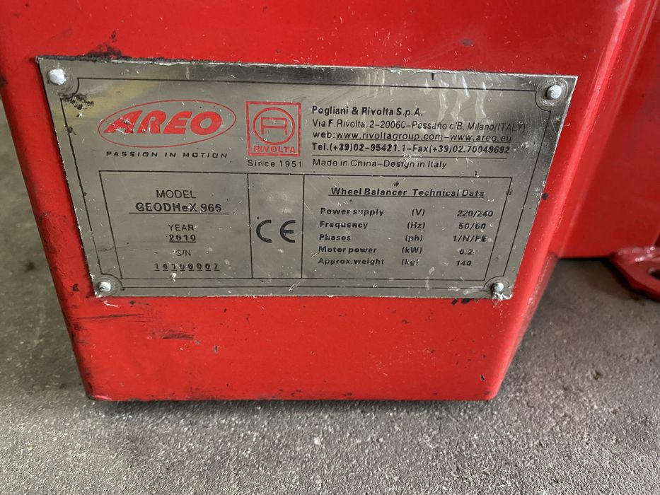 Maquina de Equilibrar Areo