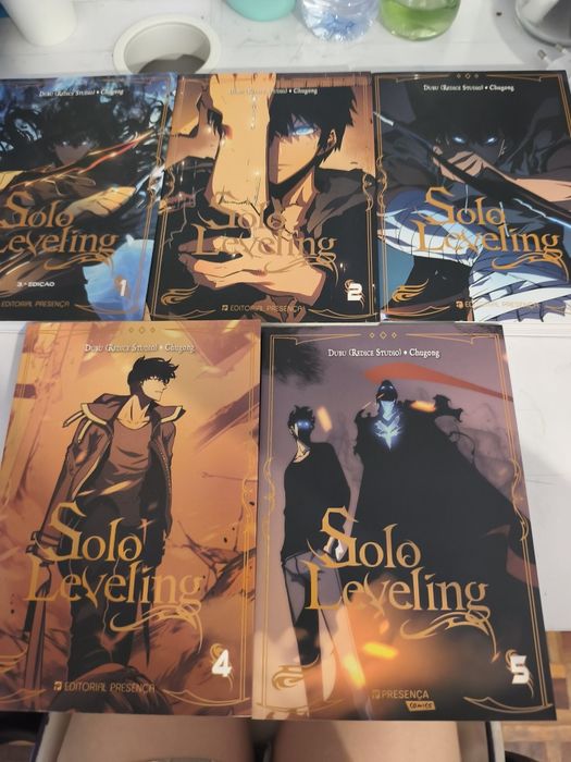 Solo leveling 1, 2, 3, 4 e 5
