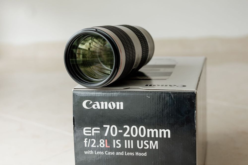 Canon EF 70-200mm f/2.8L IS III USM — como nova
