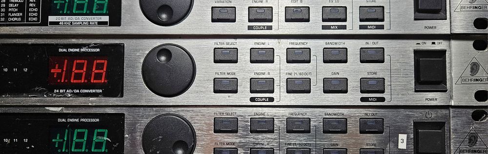 Eliminator sprzężeń Behringer FBQ1000 Feedback Destroyer