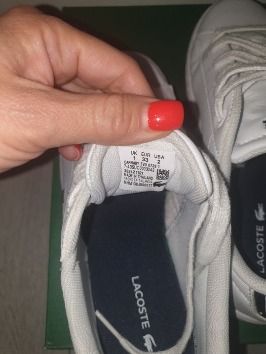 Buty Lacoste chłopięce.