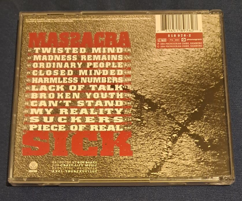 Massacra  - Sick cd.