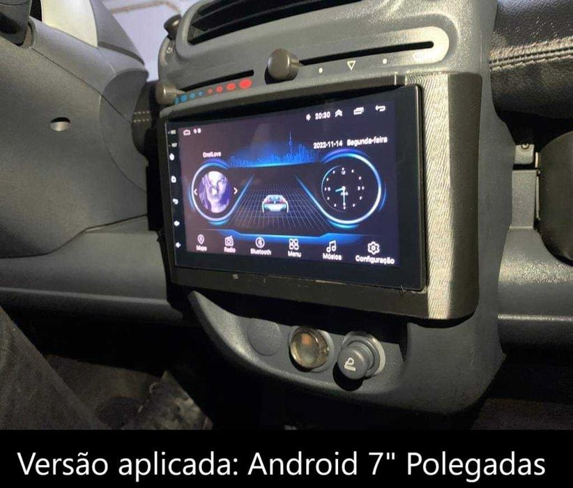 (NOVO) Rádio 2DIN 7" • SMART ForTwo (450) • Android GPS 4+64GB