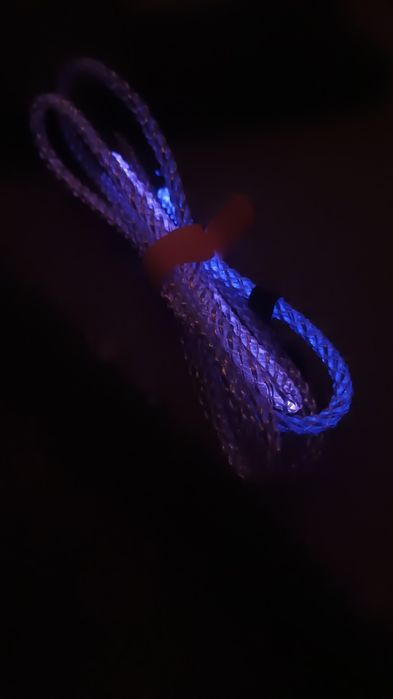 Przewód USB C-C Led RGB