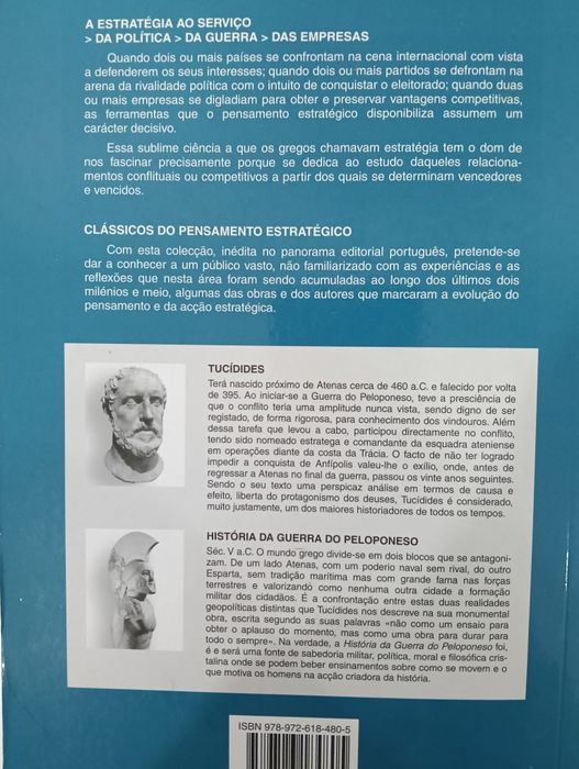 Livro: História da Guerra do Peloponeso