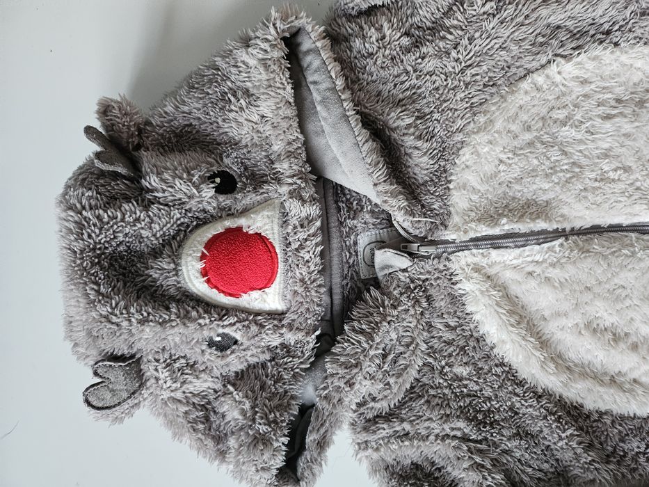 Pajac kostium świąteczny renifer 80 boże Narodzenie