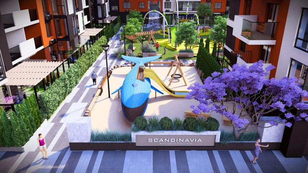 РОЗТЕРМІНУВАННЯ-Продаж 2 к квартири ЖК Скандинавія