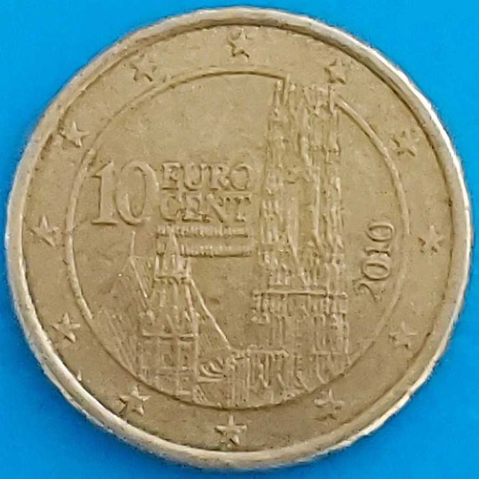 10 Cêntimos de 2010 da Áustria, Santo Estevão