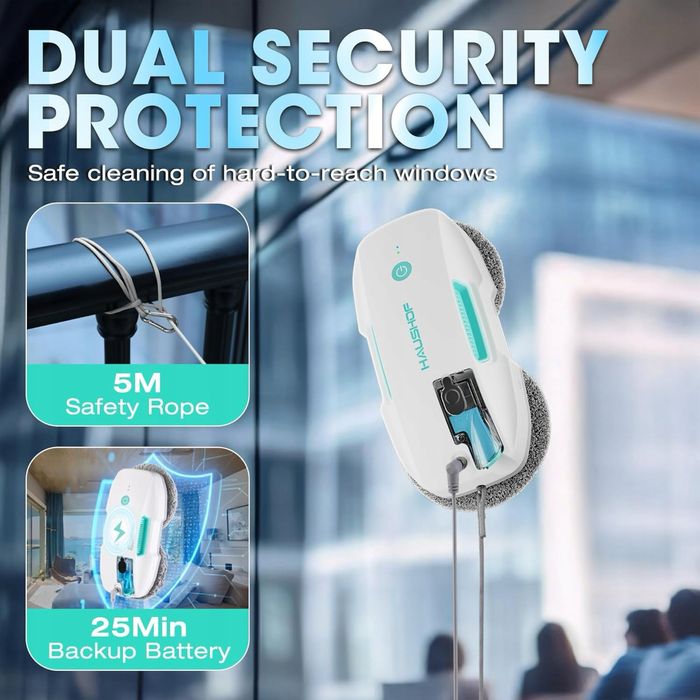 Robot do mycia okien HAUSHOF, elektryczny robot do mycia okien