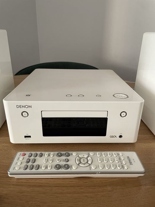 Wieża system stereo Denon Ceol N9 bialy (amplituner + glosniki)
