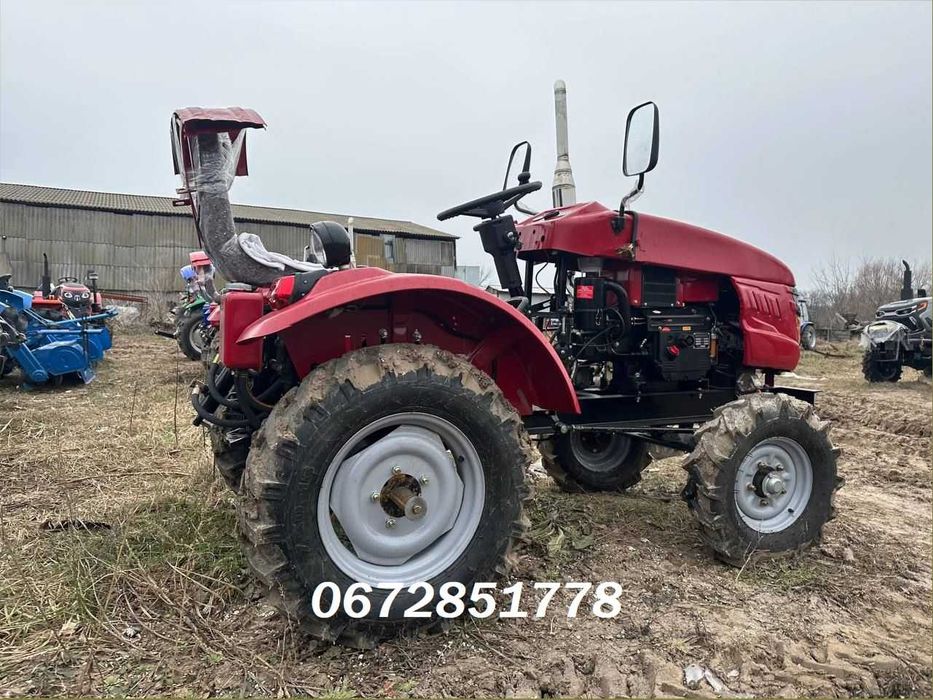 Мототрактор KENTAVR 160 BN посилена рама+фреза та плуг ДОСТАВКА додому