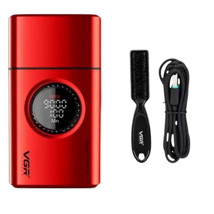 Електробритва VGR V-378 RED шейвер, тример 7000-9000 RPM, LED display