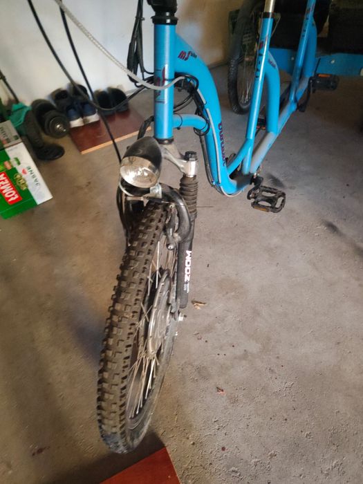 Rower trojkolowy tandem