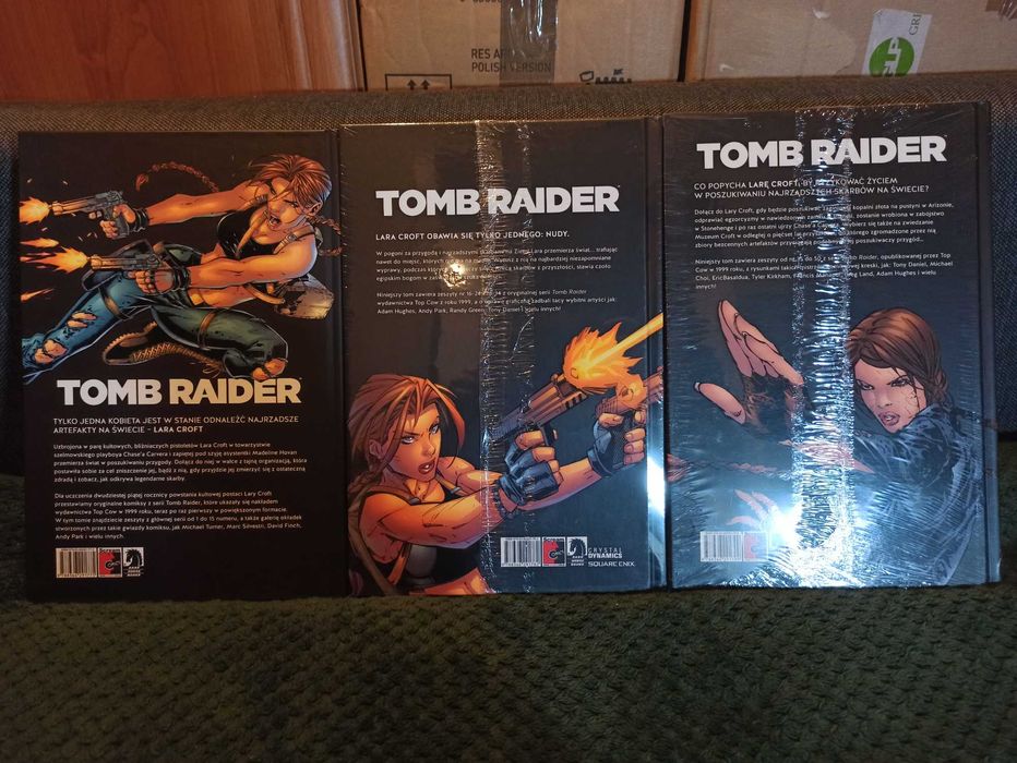 Tomb Raider Archiwa - tomy 1-3, nowe, w folii