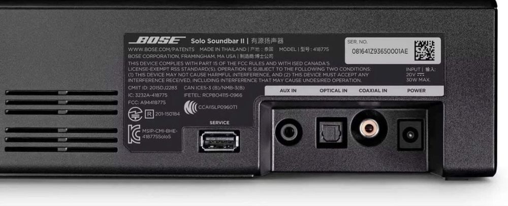 Новий Саундбар Колонка Bose Solo Soundbar 2 за супер ціною