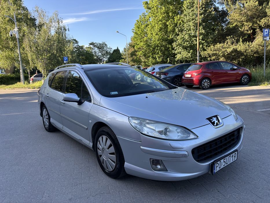 Peugeot 407 1.6 hdi 109km 2008r Panorama- xenon- klima- gotowy do jazdy