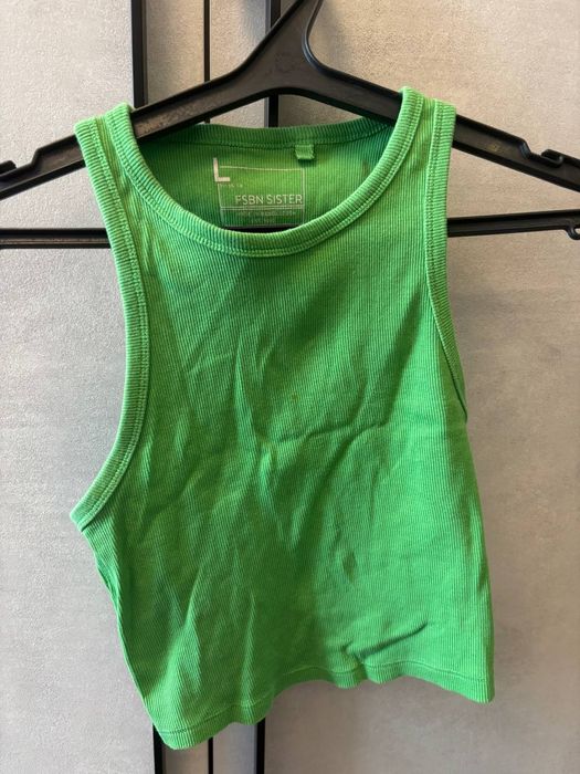 Жіноча майка зелена