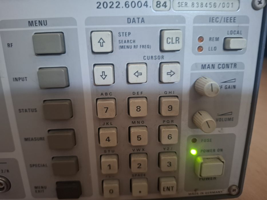 Odbiornik pomiarowy Rohde Schwarz TV TEST RECEIVER EMFP 2022.6004.84