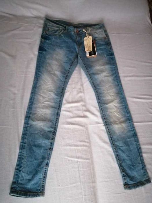 NOWE Jeansy Fishbone New Yorker | Biodrówki Low Waist | Rozmiar W29 M