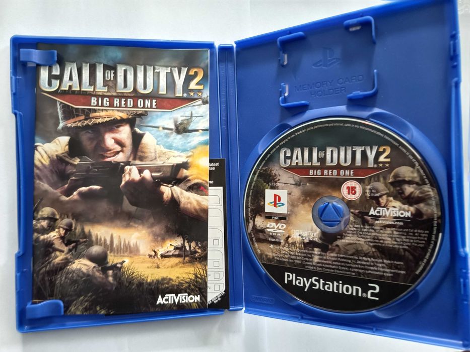 Call of Duty 2 Big Red One PS2 PlayStation 2 angielska komplet (2 ...