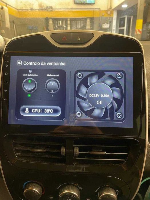 Auto-rádio android 14 10.1" Renault Clio 4 Zoe 2012 a 2018