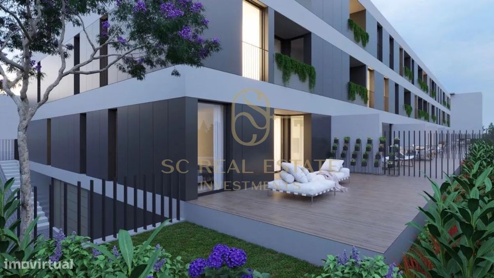 T2 Apartment with Terrace and Garden, 2 Suites in S. Mamede Infesta