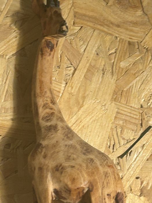 Zyrafa drewniana figurka