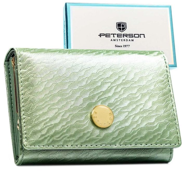 Portfel damski skóra+PU PTN PX30-CNF-5549 Mint