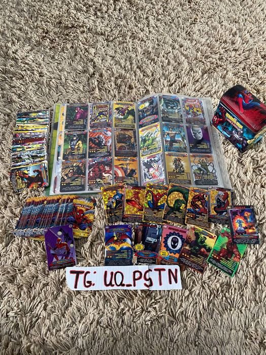 Идеальные 2 серия человек паук герои и злодеи коллекционные карточки