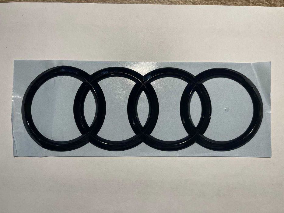 Емблема Audi Q7 VAG 4M0853742DT94 черный глянец. Оригінал.
